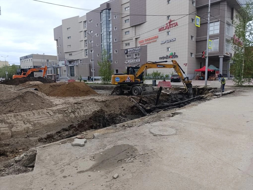 На улице Ойунского проведут работы по вырубке и санобрезке деревьев для обеспечения безопасности дорожного движения