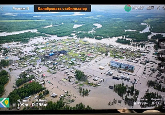 В Верхоянском районе село Сайды освободилось от воды.